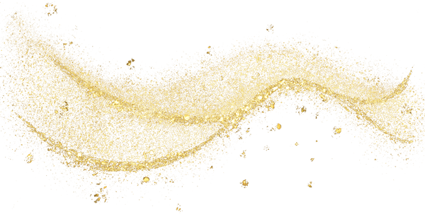 gold glitter shiny sprinkles curve